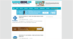 Desktop Screenshot of bandungjobfair.com